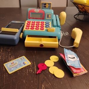 Interactive Play Cash Register Set with Accessories